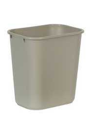 2956 Medium Wastebasket 6 gal #RB002956BEI