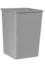 3958 UNTOUCHABLE Square Waste Container 35 gal #RB003958GRI