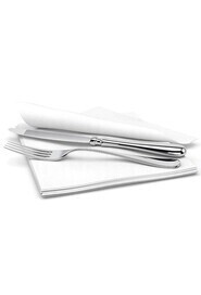 N692 Signature, Serviettes de table blanches 15" x 15", 1000 feuilles #CC00N692000