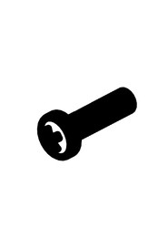 M6 x 25mm long pozi pan screw stainless steel #NA902232000