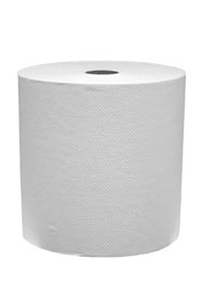 Essuie-mains en rouleau blanc de 700', Horizon #PW001805000