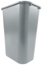 2957 Large Wastebasket 10 gal #RB002957GRI