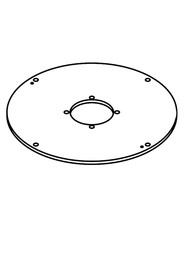 Ttb4045/4055 amer motor adaptor plate paint silver grey #NA404166000