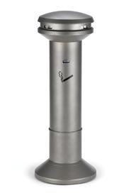 9W34 INFINITY Base-Mount Smoking Receptacle 6 Gal, 8000 Butts #RB009W34ANT
