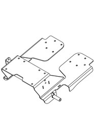 Etb6055 chassis weld assembly painted silver #NA902266000