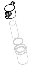 Strainer black top spare part #NA208827000