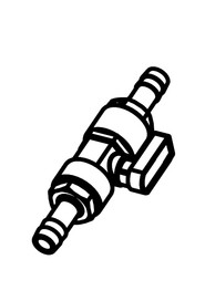 10mm hose tail to 10mm hose tail ball valve assembly #NA208761000