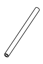 Silicone tube (210mm long) #NA303713000