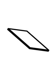 Foot pedal pad (red) 903063 cut to lenght #NA903064000