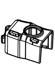 Left hand floor tool clip moulding #NA237323000
