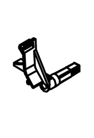Left hand switch operating lever moulding #NA227585000