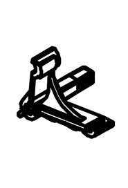 Right hand switch operating lever moulding #NA227586000