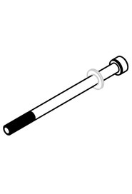 M10 x 150mm long socket cap screw blackodised  #NA291001000