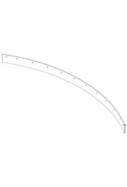 (650mm scrub width) replacement (4.0mm / 40 shore a) rear red linatex premium natural rubber /blade (847mm long) #NA208203000