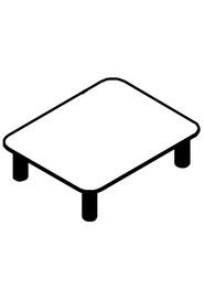 Ttv4555 castor fixing plate c/w weld studs  #NA304367000