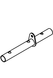 Ttv4555 floor tool pivot tube assembly  #NA304364000