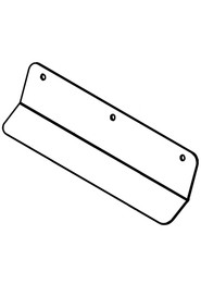 Ttv4555 charger splash skirt paint grey models with on-board charger #NA404140000