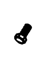 M5 x 12mm long stainless steel hex screw  #NA219498000