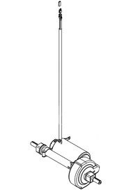 465mm long asi transaxle c/w shortned 850mm wires   #NA321700000