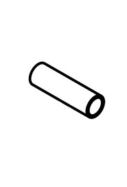 53mm long black nylon tube  #NA391131000