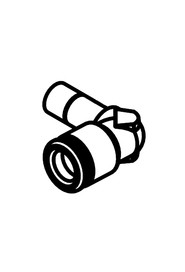 Elbow angle connector 12mm push in to 12mm stem  #NA901545000