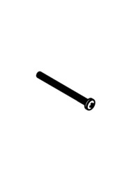 M5 x 60mm stainless steel pozi pan machine screw  #NA901558000