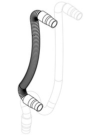 Vac hose 650mm x ø38mm  #NA213058000