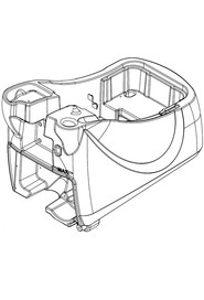 Ttb.4055 bottom tank moulding hd (graphite) ep without logo #NA237742000