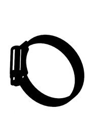 Stainless steel hose clamp (45mm - 60mm)  #NA219529000