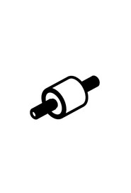 Av mount male to male m6 x 18 (body ø20x20 - ref.p2004.020-020)  #NA902006000