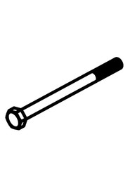 M6 x 80mm long stainless steel hexagonal head bolt  #NA219915000