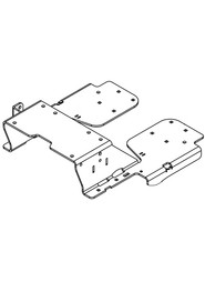 Tgb6055 traction chassis painted silver  #NA904074000