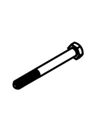 M8 x 75 long hex head bolt stainless steel #NA291123000