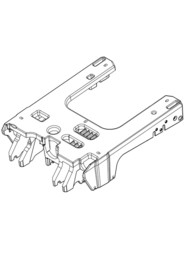 Hgb plastic chassis (black) hgb #NA904902000