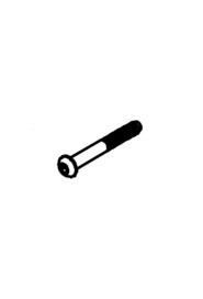 M8 x 60mm lg z/pl socket button head bolt  #NA219917000