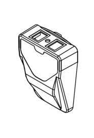 Mains front cover moulding (c/b hole) 110v/50hz machines #NA229750000