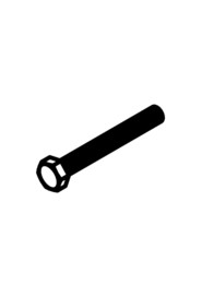 M6 x 50 long hex bolt stainless steel  #NA291128000