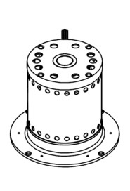 Combined induction motor 4pole 120v 60hz  #NA205220000