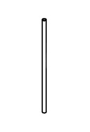 235mm long solution tube #NA227995000
