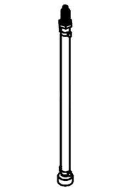 Braided solution tube & filter assembly ct machines #NA303018000
