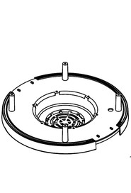 Bottom motor housing & wire clip assembly #NA325422000