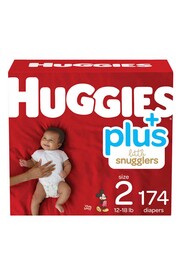 Couches pour nouveau-nés, taille 2 (12-18 lbs) Little Snugglers #EM000955486