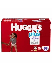 Couches pour bébé, taille 6 (35+ lbs) Little Movers #EM000955521