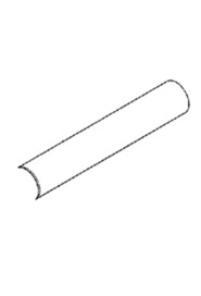 Metal tube d.38 #NA153390000