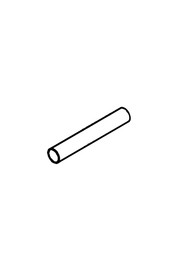 70mm long x 10mm i/d black pvc sleeving #NA321633000