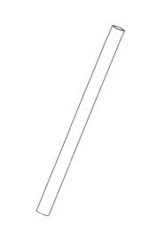 Straight inox tube d.36  #NA153500000