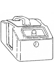 Blue recovery tank  #NA15144A000