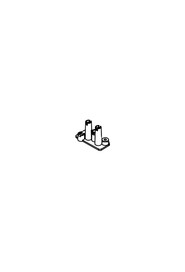 Terminal block moulding (2 inserts)  #NA220564000