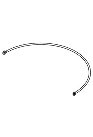Black cranked bucket handle  #NA418512000