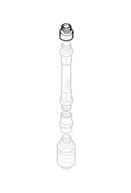 Coupling fm a5z 1/4-1/8 cilindr  #NA156831000